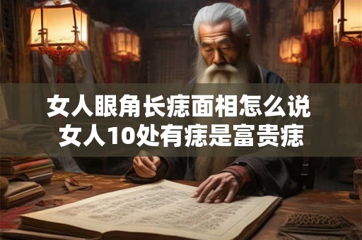 女人眼角长痣面相怎么说 女人10处有痣是富贵痣