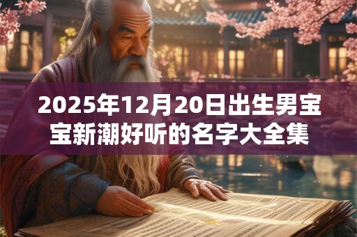 2025年12月20日出生男宝宝新潮好听的名字大全集