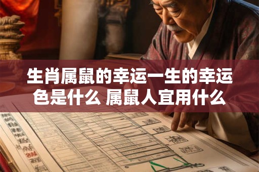 生肖属鼠的幸运一生的幸运色是什么 属鼠人宜用什么吉利色