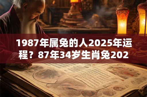 1987年属兔的人2025年运程？87年34岁生肖兔2025年运势