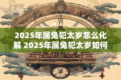 2025年属兔犯太岁怎么化解 2025年属兔犯太岁如何化解