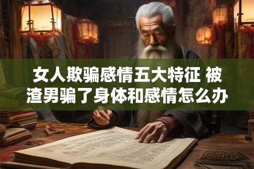 女人欺骗感情五大特征 被渣男骗了身体和感情怎么办