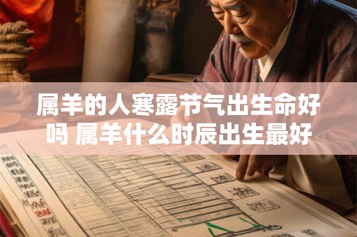 属羊的人寒露节气出生命好吗 属羊什么时辰出生最好