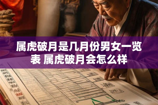 属虎破月是几月份男女一览表 属虎破月会怎么样