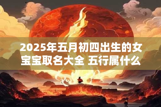 2025年五月初四出生的女宝宝取名大全 五行属什么