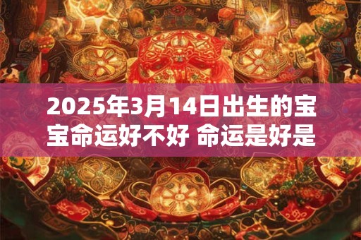 2025年3月14日出生的宝宝命运好不好 命运是好是坏