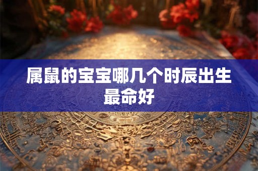 属鼠的宝宝哪几个时辰出生最命好 属鼠的宝宝哪几个时辰出生最命好