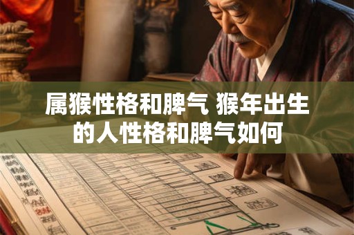 属猴性格和脾气 猴年出生的人性格和脾气如何