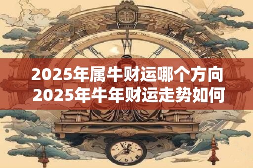 2025年属牛财运哪个方向 2025年牛年财运走势如何