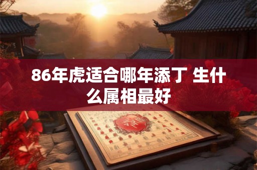 86年虎适合哪年添丁 生什么属相最好