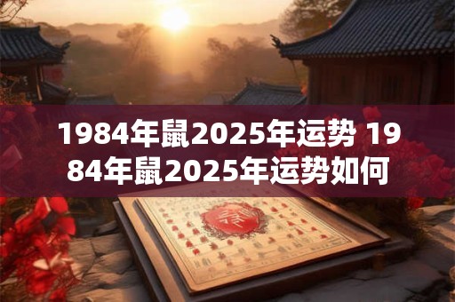 1984年鼠2025年运势 1984年鼠2025年运势如何
