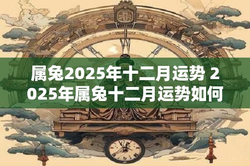 属兔2025年十二月运势 2025年属兔十二月运势如何