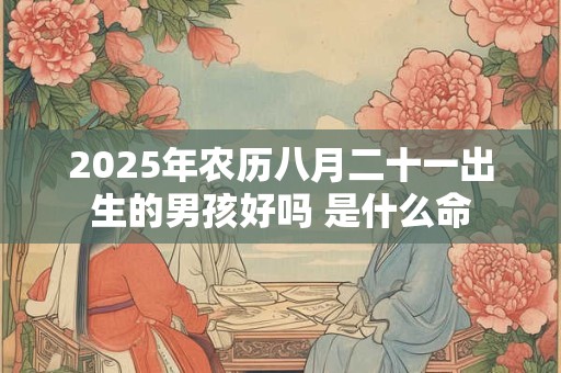 2025年农历八月二十一出生的男孩好吗 是什么命