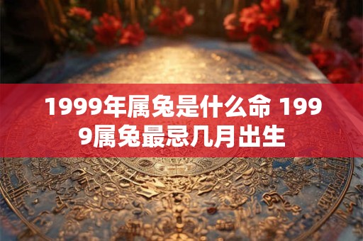 1999年属兔是什么命 1999属兔最忌几月出生