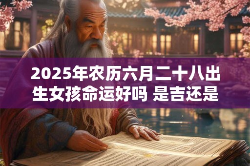 2025年农历六月二十八出生女孩命运好吗 是吉还是凶 2025年农历六月二十八出生女孩命运好吗 是吉还是凶