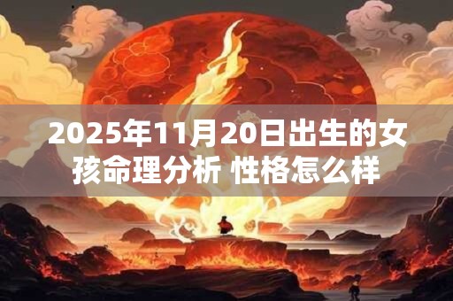 2025年11月20日出生的女孩命理分析 性格怎么样