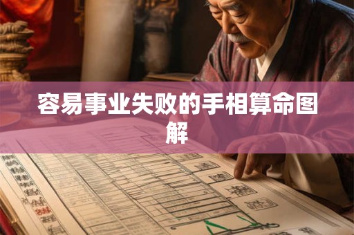 容易事业失败的手相算命图解