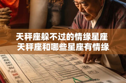 天秤座躲不过的情缘星座 天秤座和哪些星座有情缘