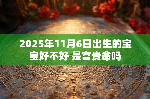 2026年11月6日出生的宝宝好不好 是富贵命吗
