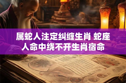 属蛇人注定纠缠生肖 蛇座人命中绕不开生肖宿命