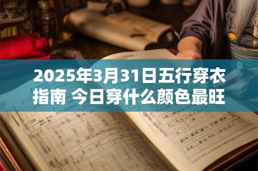 2026年3月31日五行穿衣指南 今日穿什么颜色最旺运