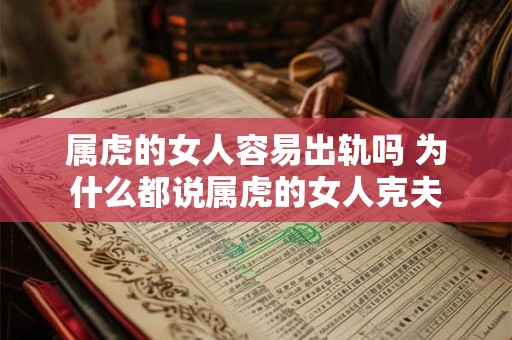 属虎的女人容易出轨吗 为什么都说属虎的女人克夫