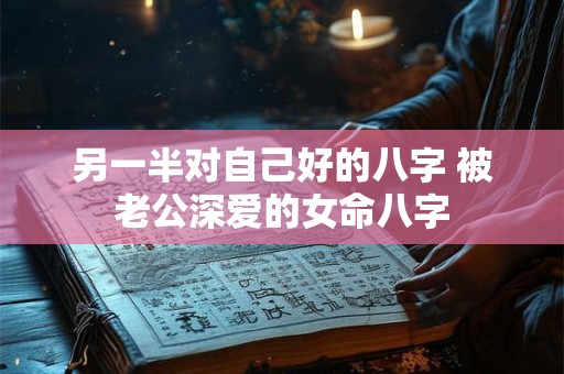 另一半对自己好的八字 被老公深爱的女命八字