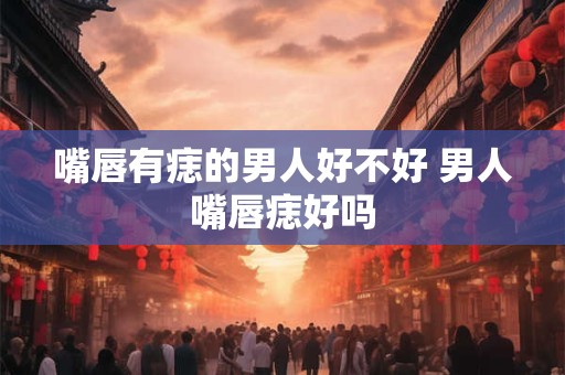 嘴唇有痣的男人好不好 男人嘴唇痣好吗
