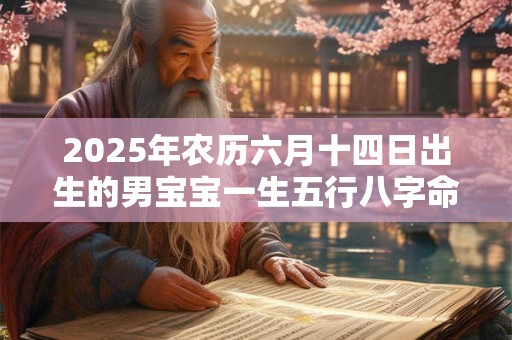 2026年农历六月十四日出生的男宝宝一生五行八字命运详解 2026年农历六月十四日出生的男宝宝一生五行八字命运详解