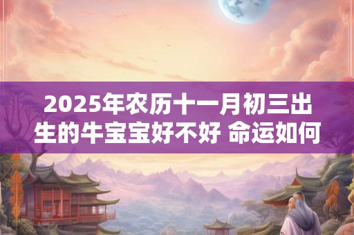 2025年农历十一月初三出生的牛宝宝好不好 命运如何 2025年农历十一月初三出生的牛宝宝好不好 命运如何