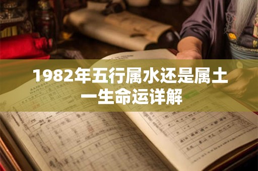 1982年五行属水还是属土 一生命运详解