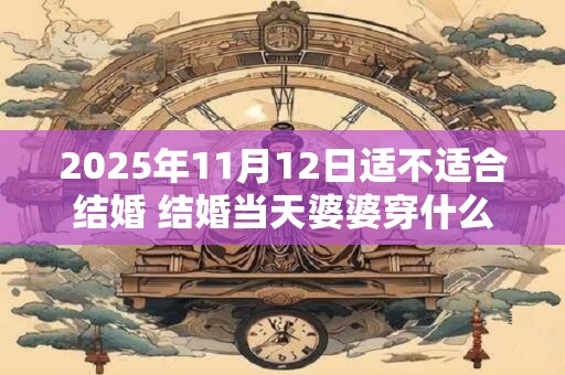 2025年11月12日适不适合结婚 结婚当天婆婆穿什么衣服