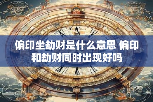 偏印坐劫财是什么意思 偏印和劫财同时出现好吗
