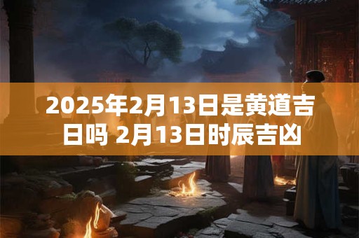 2025年2月13日是黄道吉日吗 2月13日时辰吉凶