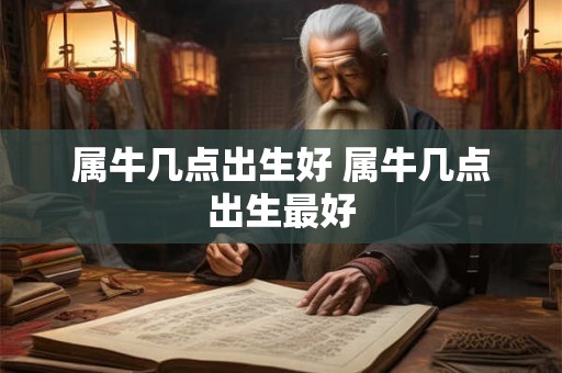属牛几点出生好 属牛几点出生最好