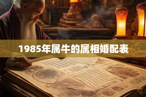 1985年属牛的属相婚配表