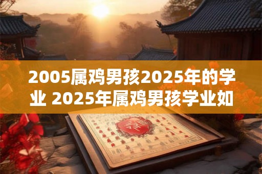 2005属鸡男孩2025年的学业 2025年属鸡男孩学业如何
