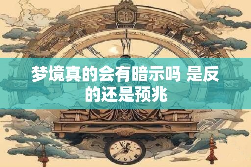梦境真的会有暗示吗 是反的还是预兆