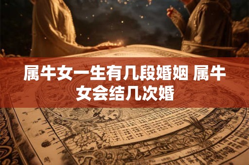 属牛女一生有几段婚姻 属牛女会结几次婚