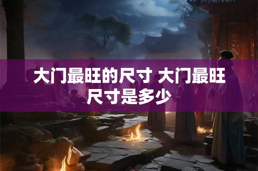 大门最旺的尺寸 大门最旺尺寸是多少