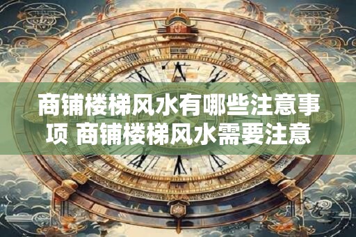 商铺楼梯风水有哪些注意事项 商铺楼梯风水需要注意什么