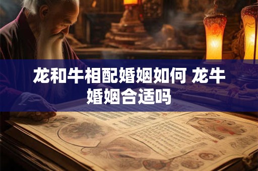龙和牛相配婚姻如何 龙牛婚姻合适吗