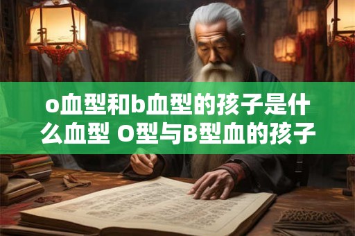 o血型和b血型的孩子是什么血型 O型与B型血的孩子会是什么血型