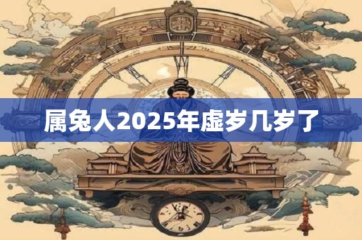 属兔人2025年虚岁几岁了