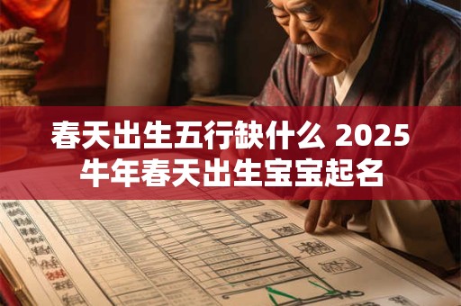 春天出生五行缺什么 2025牛年春天出生宝宝起名