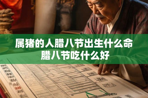 属猪的人腊八节出生什么命 腊八节吃什么好