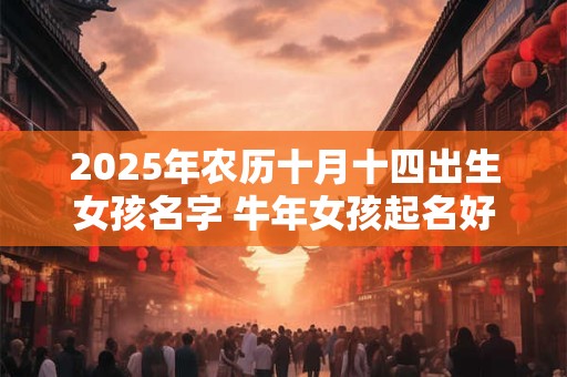 2025年农历十月十四出生女孩名字 牛年女孩起名好寓意的字