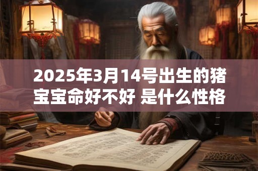 2025年3月14号出生的猪宝宝命好不好 是什么性格