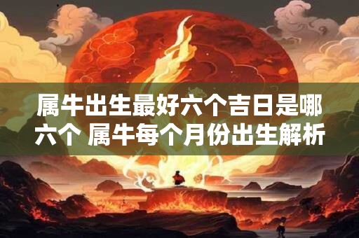 属牛出生最好六个吉日是哪六个 属牛每个月份出生解析