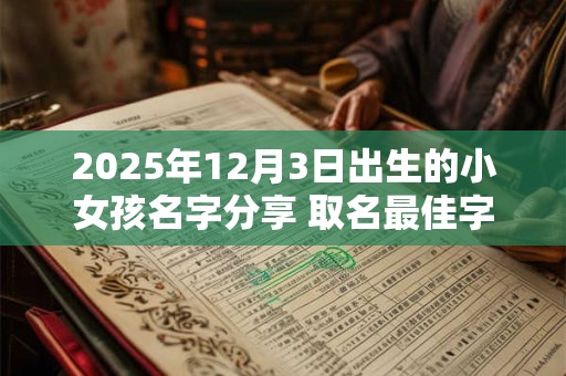 2025年12月3日出生的小女孩名字分享 取名最佳字